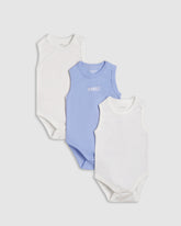 3-pack baby boy cotton bodysuits – soft, breathable, and everyday essentials.